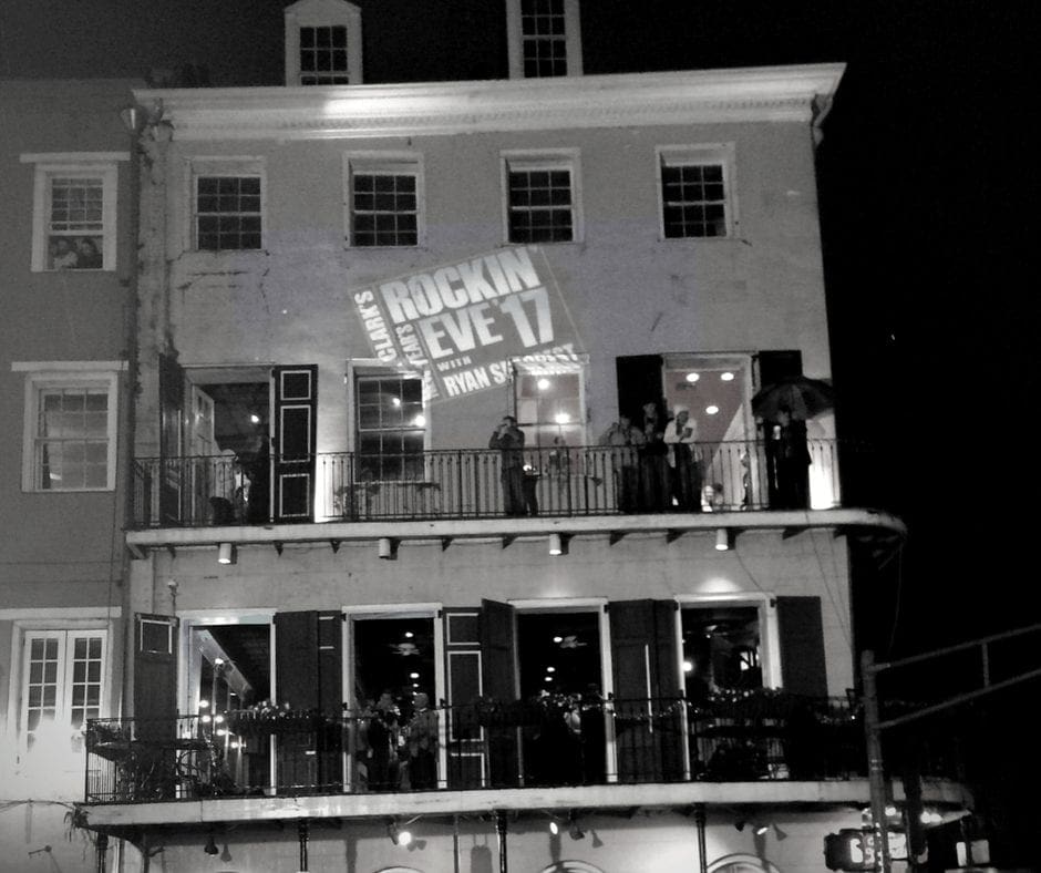 Celebrating New Year's Eve in New Orleans.