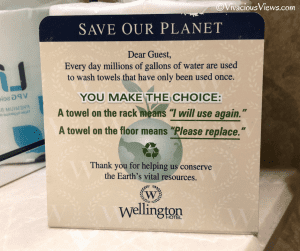 Wellington Hotel. Save Our Planet. Vivacious Views