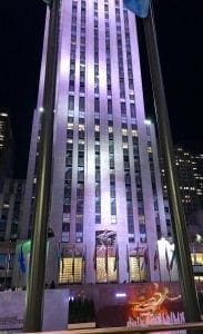 Top of the Rock. Building Night View. Vivacious Views Top of the Rock. Building Night View. Vivacious Views