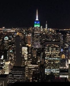 Top of the Rock. Empire State Building Night View. Vivacious Views Top of the Rock. Empire State Building Night View. Vivacious Views